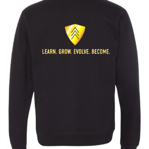 Midweight Independent Black Crewneck