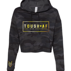 Independent Cropped Black Camo Hoodie