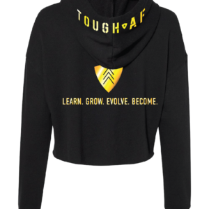 Independent Cropped Black Hoodie